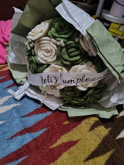 Crochet Roses. Rosa Tejidas a mano.