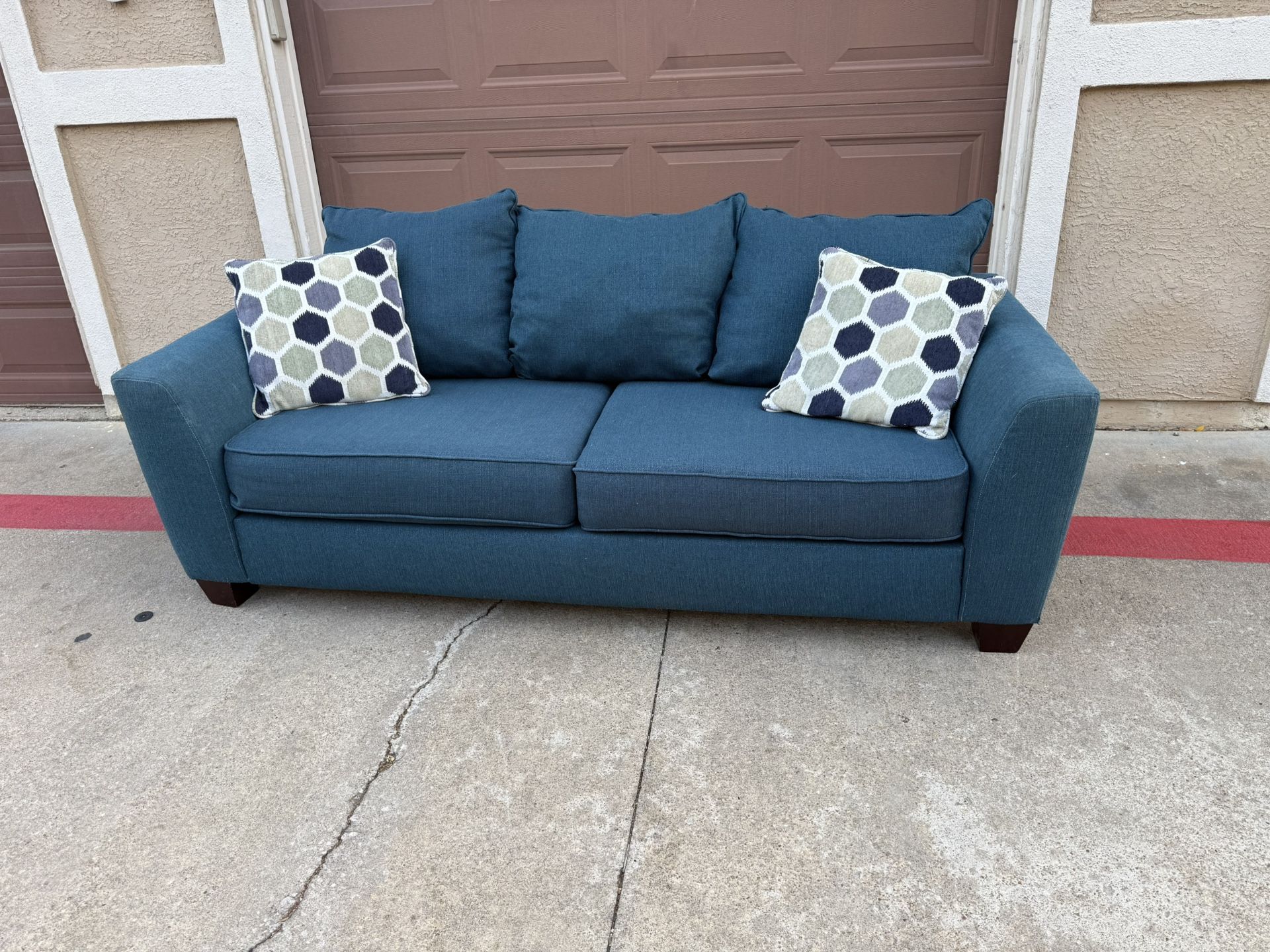Blue Sofa Couch