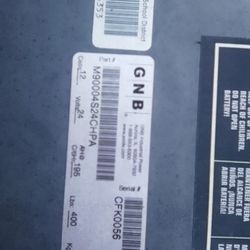 24 Volt Battery For Solar Or Forklift W/ Charger 