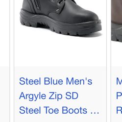 Steel Blue Work Boots