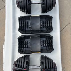 Bowflex® SelectTech® 1090 Dumbbells – Pair (10–90 lbs Adjustable) + Trays – 