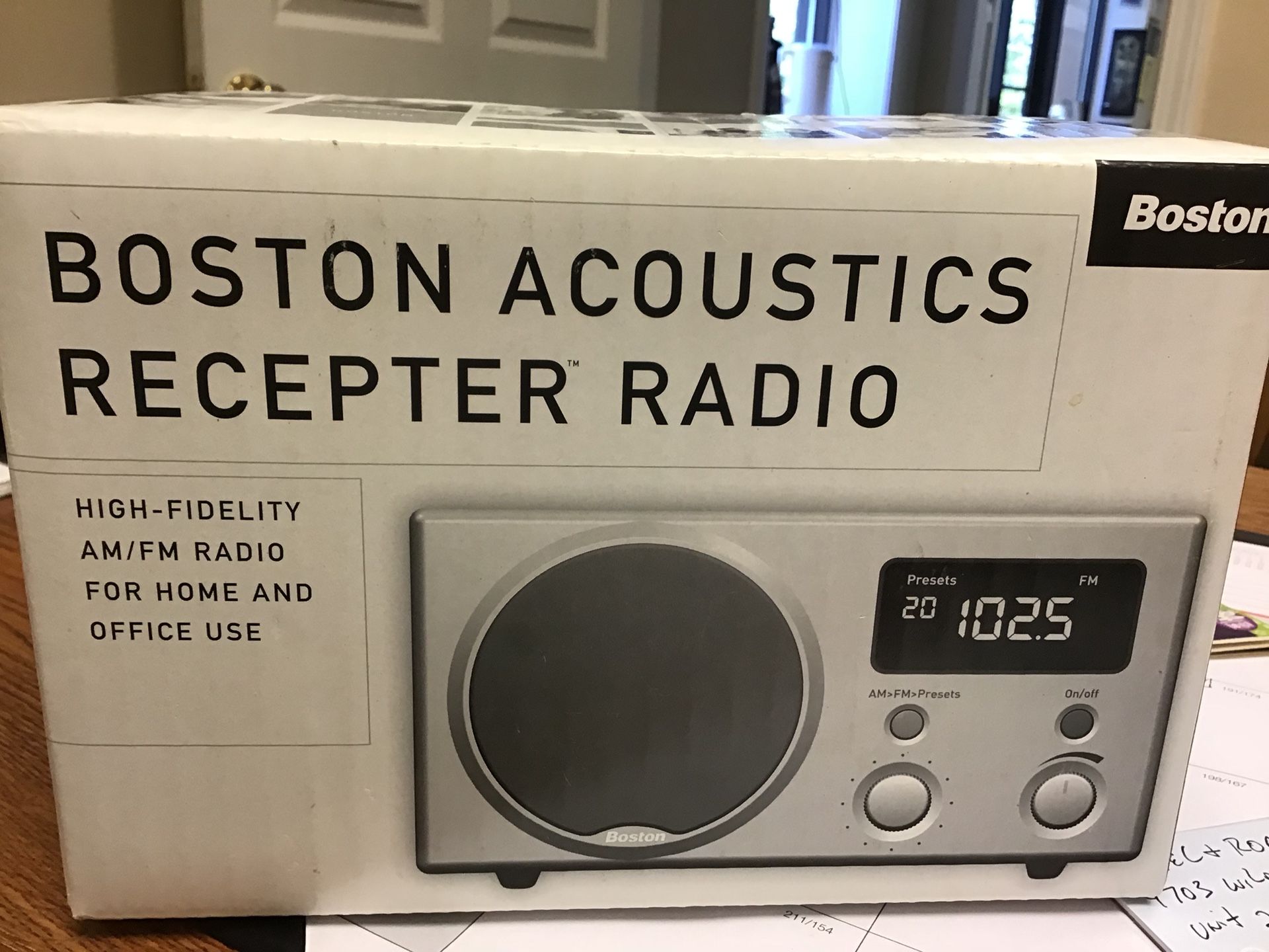 Boston acoustics recepter radio new in box