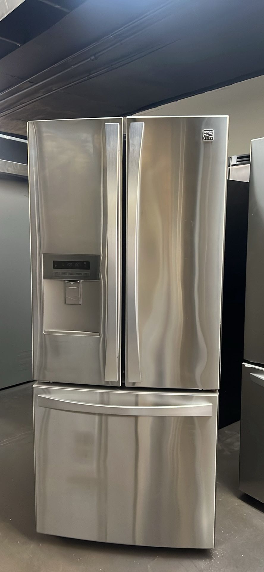 Kenmore 30”Wide French Style Stainless Steel Refrigerator
