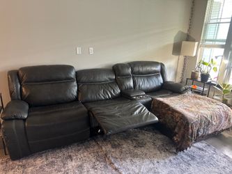 Leather couch