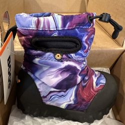 BOGS Unisex-Child Kids B Moc Snow Boot Waterproof Infant Size 6 BRAND NEW