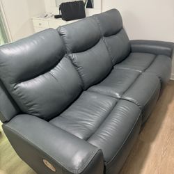 Leather Reclining Couch
