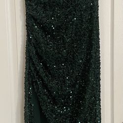 Hunter Green Evening Gown