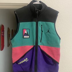 Jordan Mountainside PolarTec Utility Vest Color block Cordura Size Small