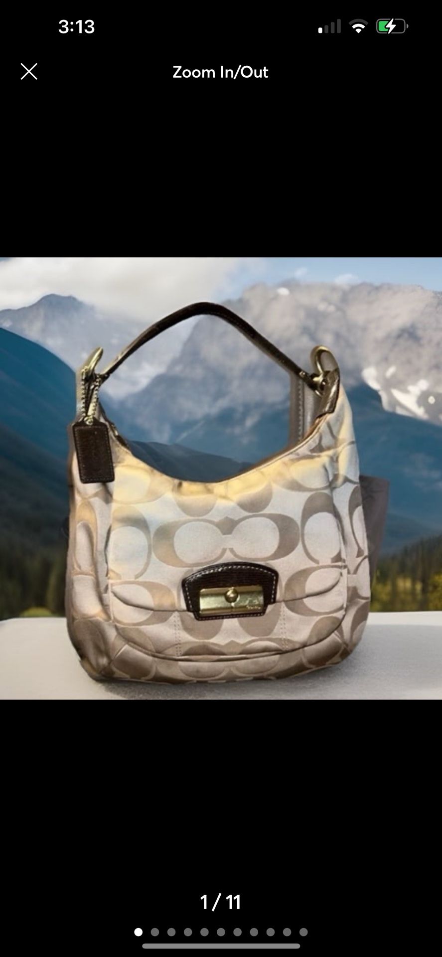 Coach Signature Kristin Hobo Bag
