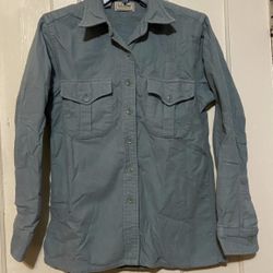 L.L.Bean women’s vintage chamios shirt size 12