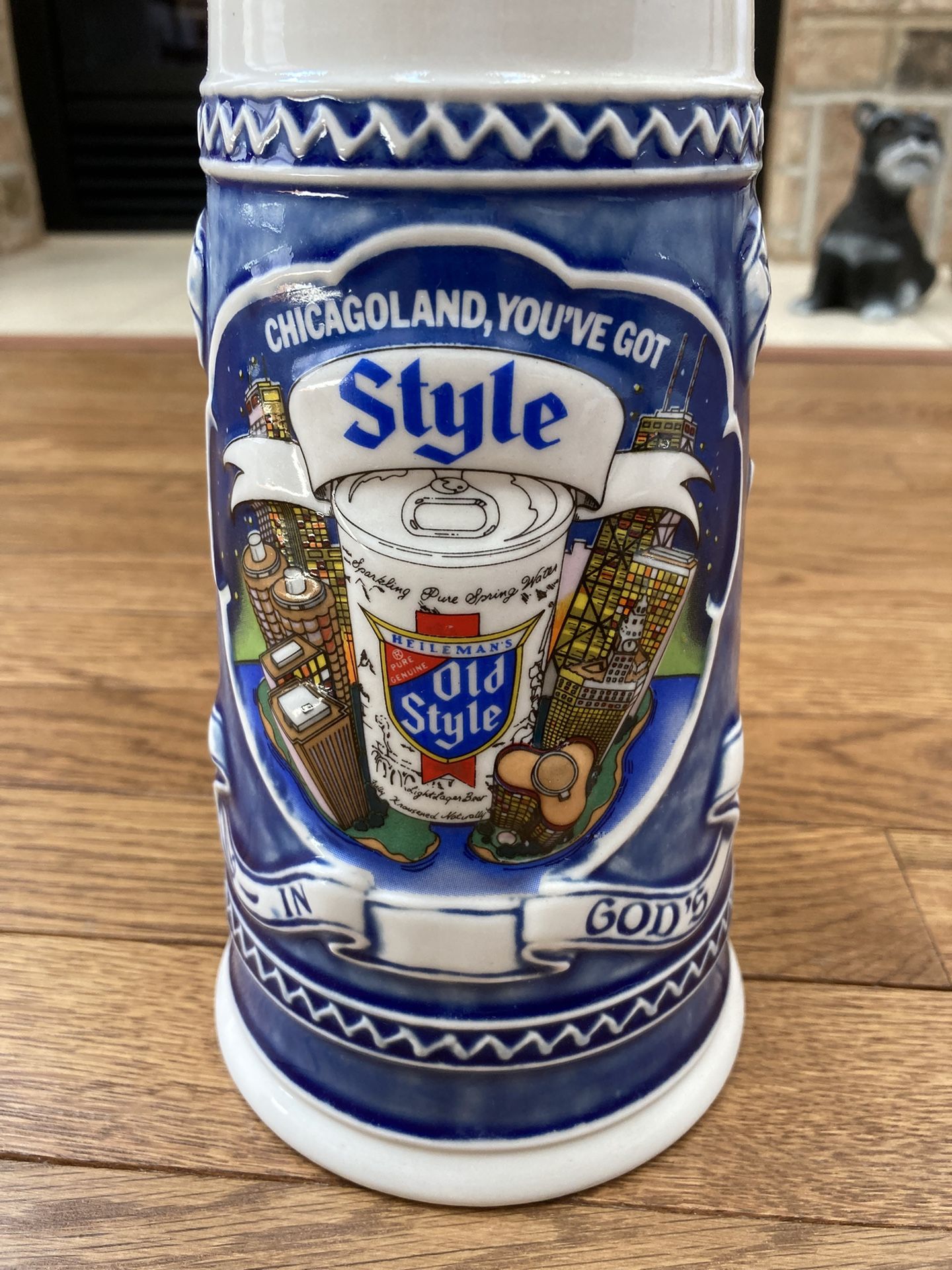 Vintage Early 1980’s Old Style Beer Stein Mug. 