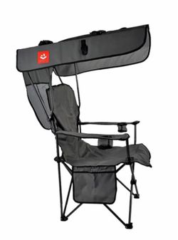 Renetto Folding Camp Chair with Canopy Shade