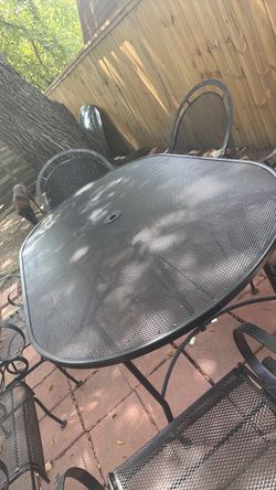 mesa de patio