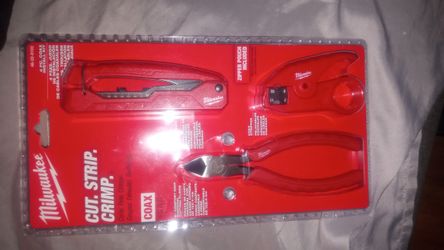 Milwaukee Cut Strip And Crimp Set 