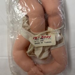 Vintage Doll Making Kit: New NOS 14" Soft Body & Limbs