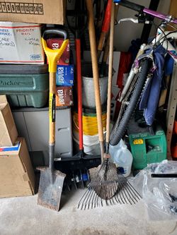 Garden Tools Shovels & Leaf Rake& Pruner