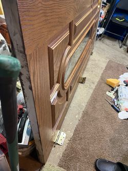 36x80  solid wood door