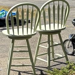 2pc Wooden Chair Set