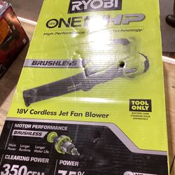 Ryobi 18v Jet Fan Blower 