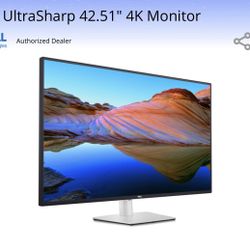 Dell Ultrasharp 42.51” 4k Monitor