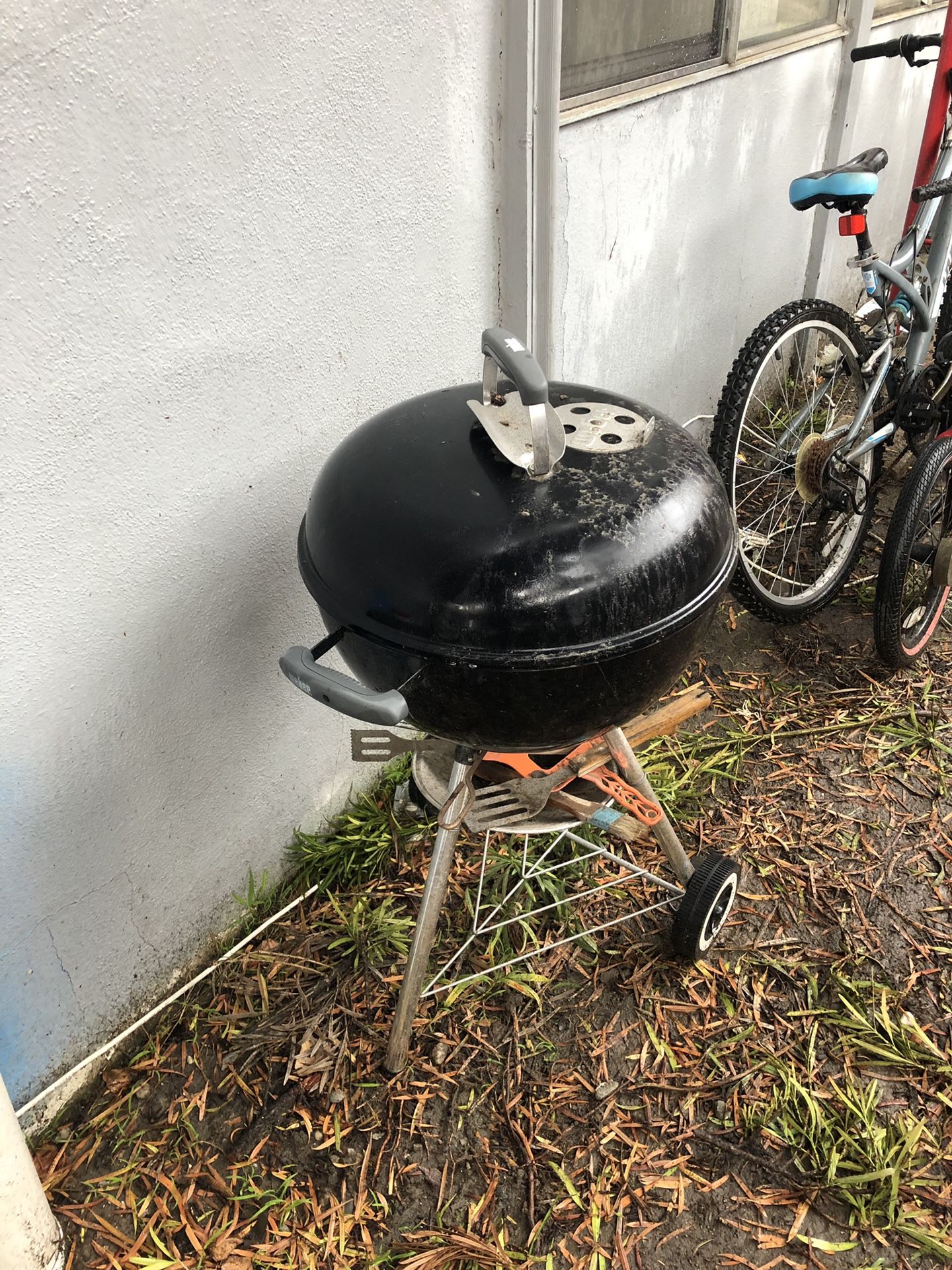 Weber charcoal bbq grill