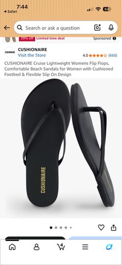 Cushionaire Cruise Women's Flip Flops size 10