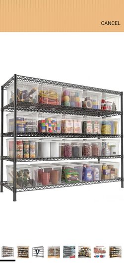 Like-new Garage shelving 3200 lbs 55.5 Wx18Dx71 H. Storage solution!