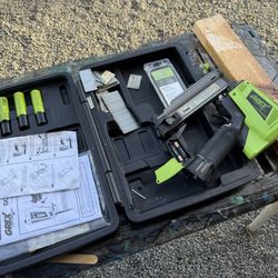 18 Gauge Brad Nailer, Grex Gc1850 … battery/fuel operated  … woodcraft