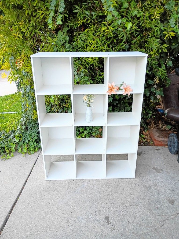 White Cubbies Measures Very Sturdy 36" W X 11 3/4" D X 48" T