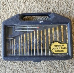 Titanium Steel Drill Bit Set- 21 piece