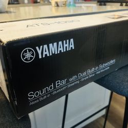 Yamaha ATS-1090 Bluetooth Soundbar | 2.1 Channel Home Theater System w/ Built-in Subwoofer  – Deep Bass + Clear Voice