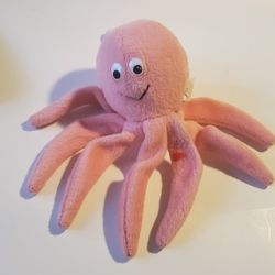 Small Pink Octopus Plush 
