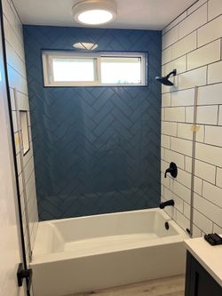 Free -Blue Subway Tile 4 x 12 inch