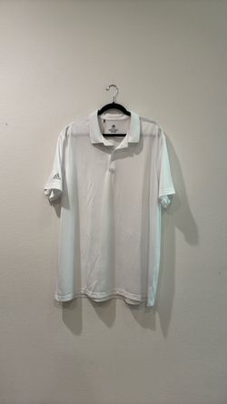 Adidas Men’s Performance Primegreen polo Shirt. Sz 2XL. White.
