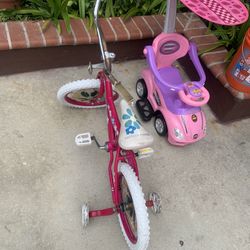 Training Bicycle and Stroller