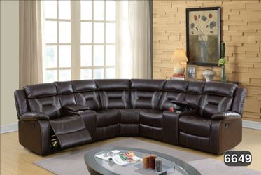 Sectional recliner manual nuevos