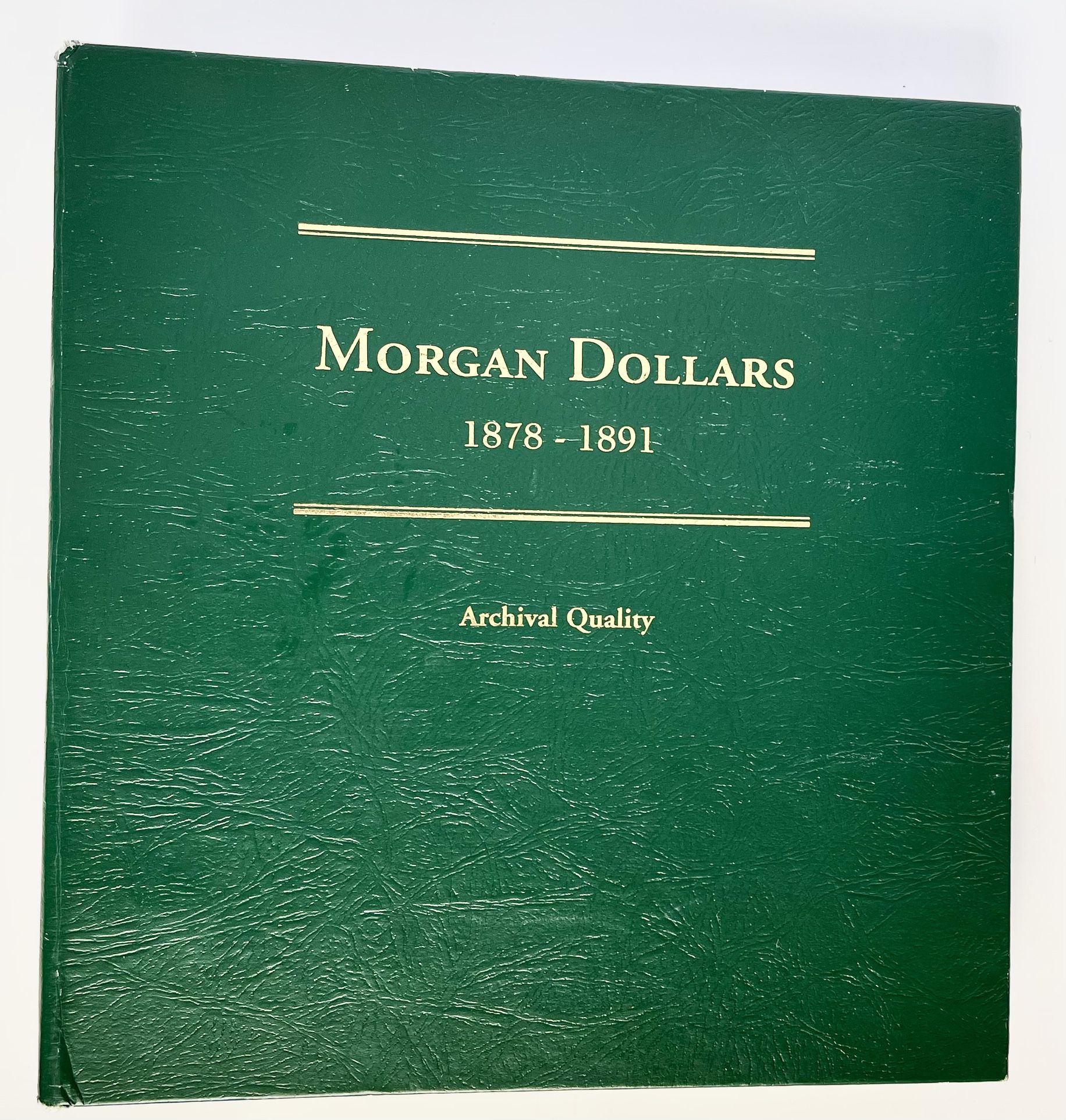 Morgan Silver Dollar Album - 1878 * 1891 - Used