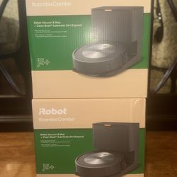 BRAND NEW! iRobot Roomba Combo j5+ Self-Emptying Robot Vacuum & Mop – Identifies and Avoids Obstacles Like Pet Waste & Cords, Empties Itself for 60 Da