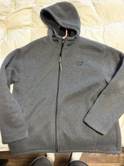 Mens Jacket Large New Balance Fleece Cord