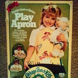 Factory Sealed Cabbage Patch Kids Play Apron Kit w/Transfers & Accessories (1985 Vintage)