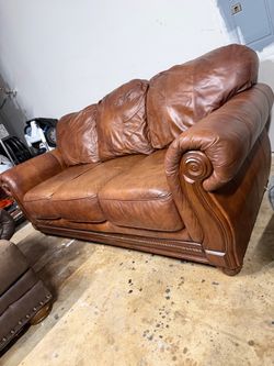 Genuine Leather Sofa in great condition