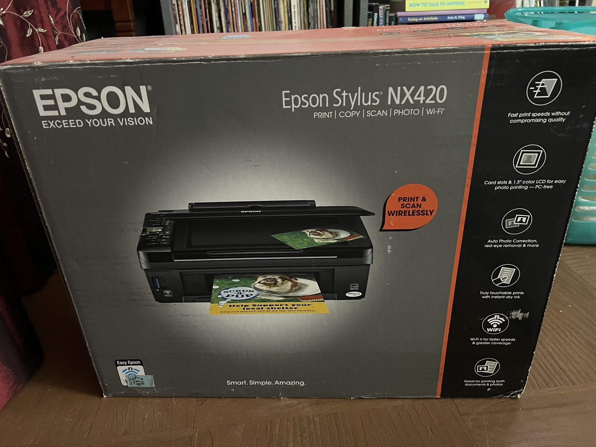 Epson Stylus NX420 Color Ink Jet All-in-One