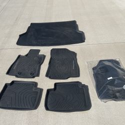 2025 Subaru Forester High Wall Car Mats, Cargo Cover, and Original Carpeted Car Mats