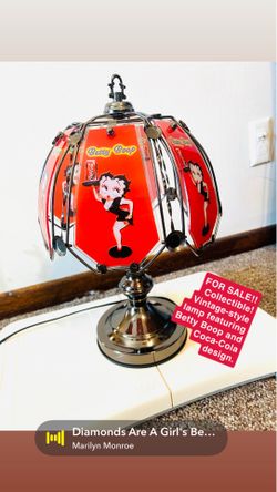Vintage Betty Boop Coca-Cola Lamp!