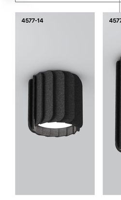 Eureka Ceiling fixture - gray felt surround