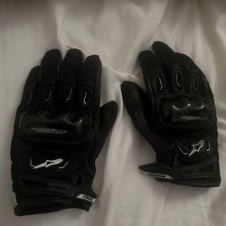 Alpinestars smx v2  air carbon gloves size small