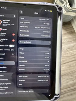 Purple iPad mini