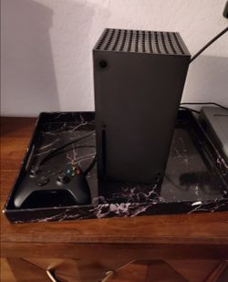 Xbox series x one terabyte disc version with gaming monitor and etc