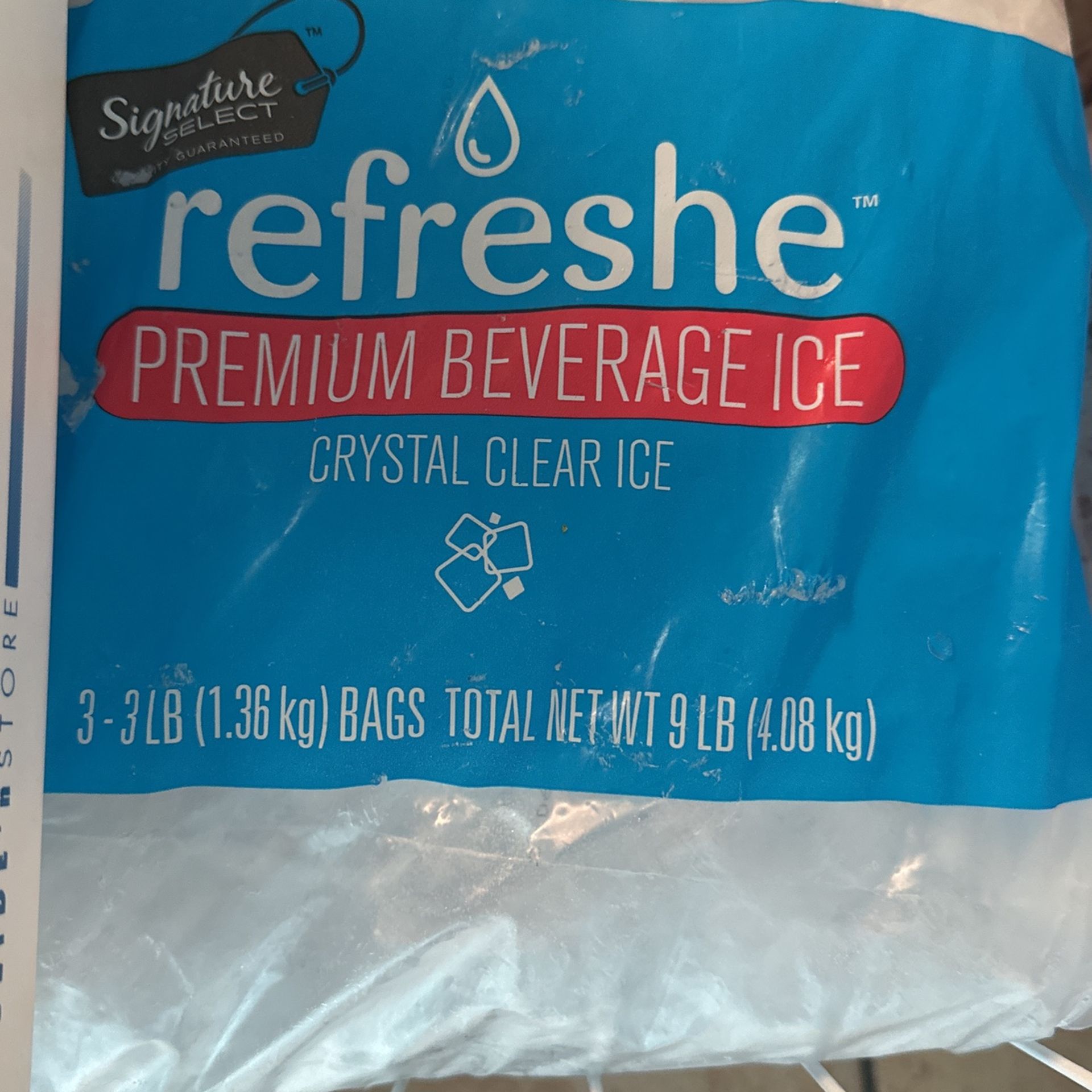 Free Bag Of Safeway ice