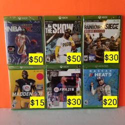 Xbox Series X And  Xbox One Games New&Sealed Price From $20-$50 [Available Today]